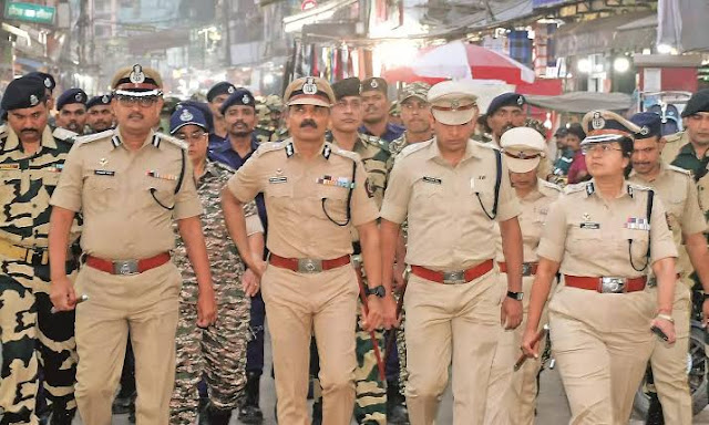 ईद-ए-मिलाद व उद्याच्या अनंत चतुर्दशी निमित्त ठाण्यात कडक पोलीस बंदोबस्त तैनात..